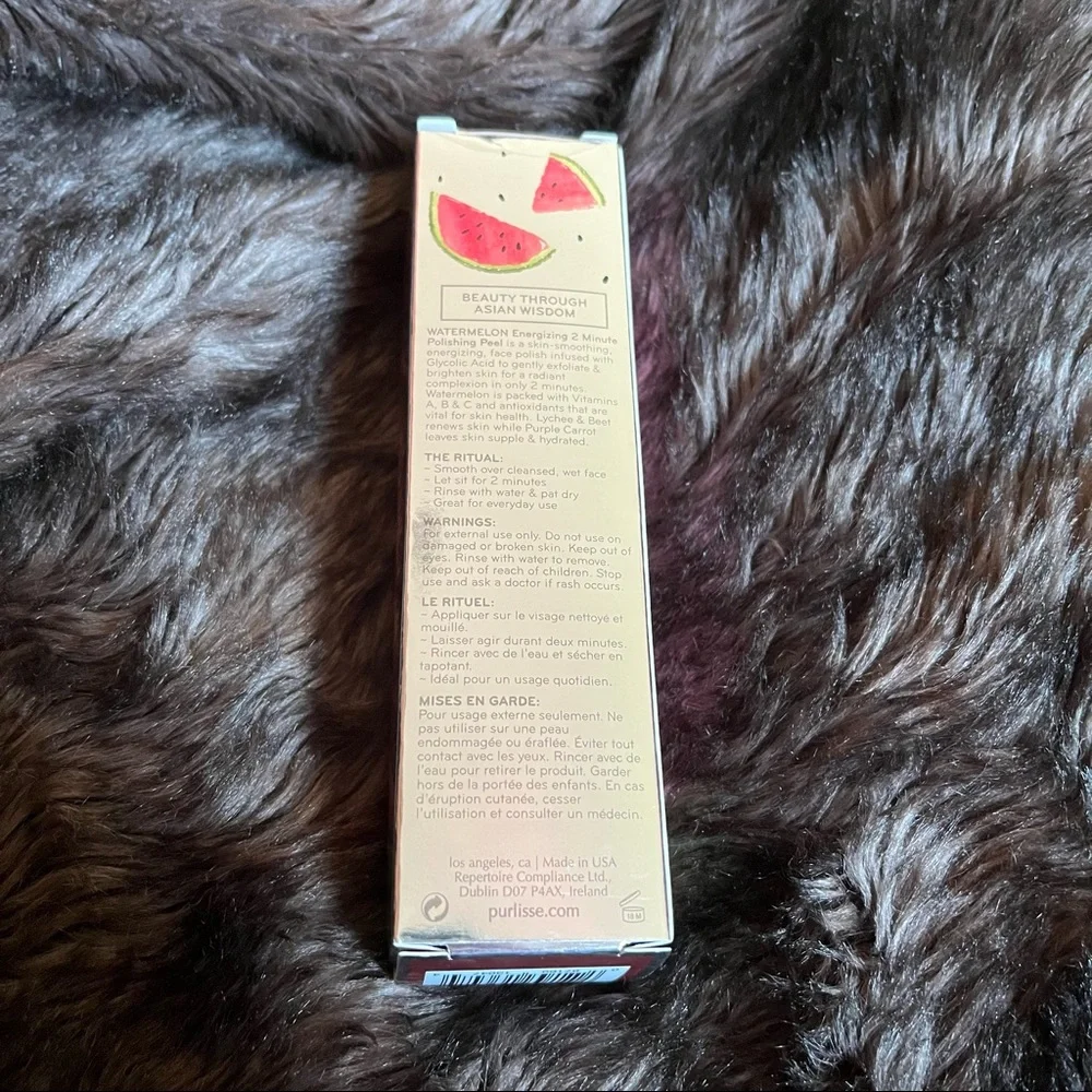 Purlisse Watermelon energizing 2 minute polishing peel